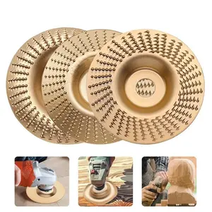 Angle Grinder Polishing Disc Woodworking Grinding Thorn Disc Flat Disc Plastic Polishing Wheel Wood Tea Plate Root Carving Tool Heavy Duty