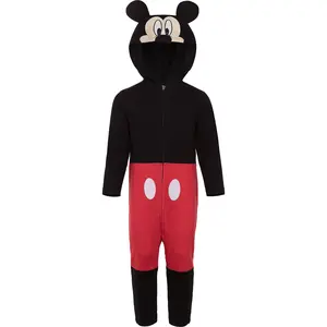 Disney Mickey Mouse Baby Cosplay Hooded One Piece Newborn to Infant