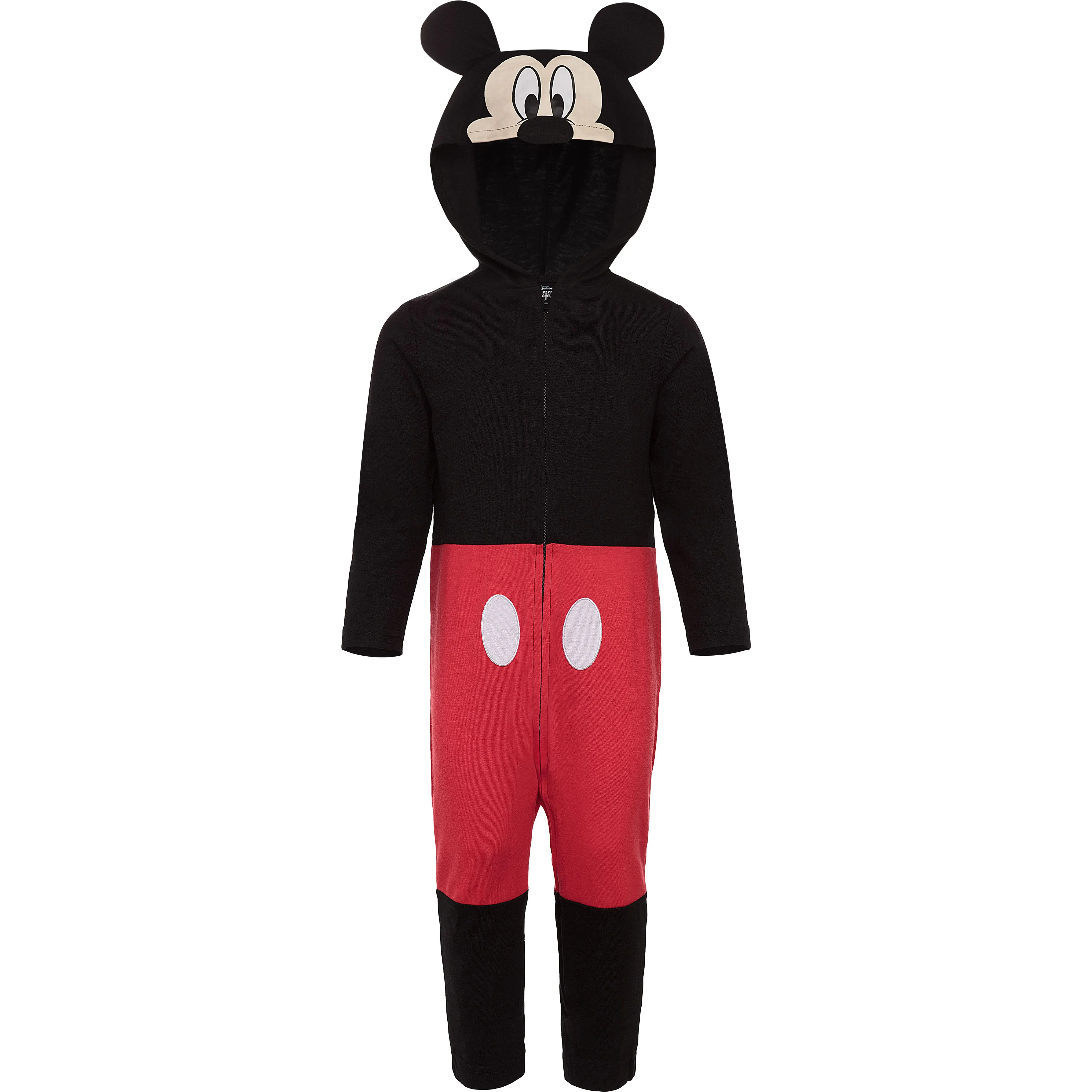 Disney Mickey Mouse Baby Cosplay Hooded One Piece Newborn to Infant