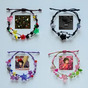 [NEW] Wax Cord Adjustable Bracelet – Handmade Pull String Couple Jewelry