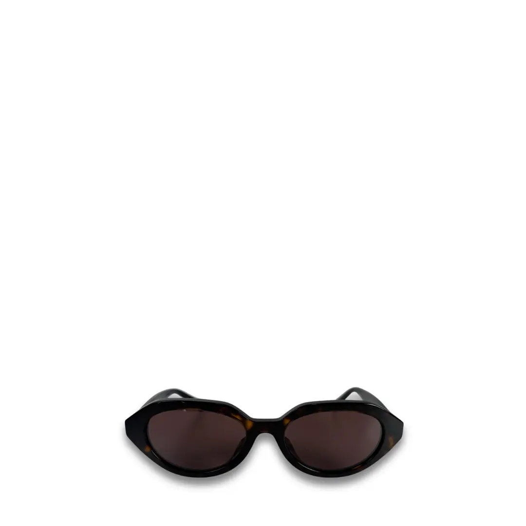 Pre-owned Gucci Oval Tortoiseshell Sunglasses