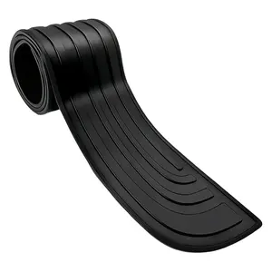 Universal Car Trunk Door Sill Plate Protector 104*9/90*8 cm Heat-Resistant &Wear Resistant Rubber Mouldings Pad Trim Cover Strip