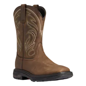 Ariat Men's WorkHog XT Cottonwood Brown Soft Toe Work Boots 10038321