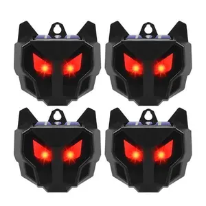 Solar Animal Repellent Predator Deterrent Light 2 Pack Outdoor LED