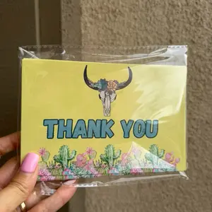 4x6 Package Insert Thank You Cards Qty 100 with Blank Back for Personal Messages & Coupon Codes for Small Business Customer Service
