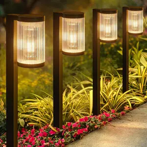 SummerVibes Solar Pathway Lights Outdoor, 6/2Pack Upgraded Outdoor Solar Lights for Outside Super Bright Up to 12Hrs, IP65 Waterproof Solar Garden Lights for Yard Landscape Path Walkway Decoration tiktokshopspringglowup