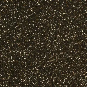 Black Gold Glitter HTV