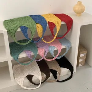 Fashionable Summer Open-Knit Mesh Bag — Large-Capacity, Laid-Back Style Shoulder Bag