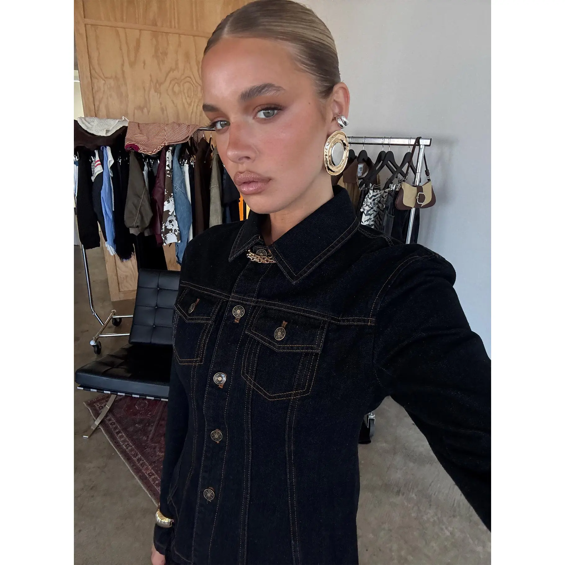 Rider Denim Jacket Dark Denim Rider Denim Jacket Dark Denim