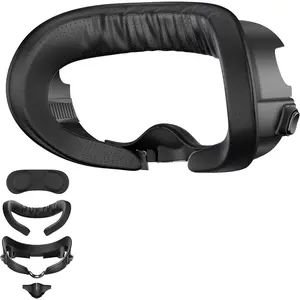 Adjustable Facial Interface for Meta/Oculus Quest 3 Accessories, Cover with Breathable  Pads, Light-Blocking Nose Pad,Comfortable Cushion (Compatible Only with Meta Quest 3, Not 3S)