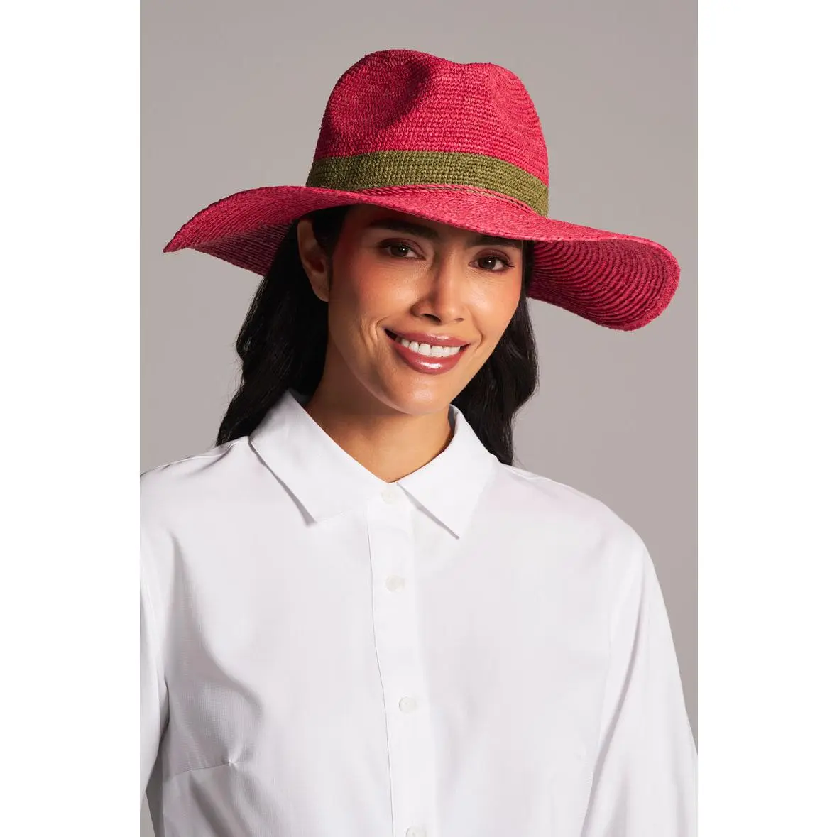 Women's Crochet Fedora | Magnolia Pink