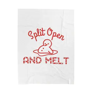 Phish | Phishmas | Melt | Split Open and Melt Snowman  | Split Snowman | Frosty | Velveteen Blanket | Gift | Cozy | Throw Blanket