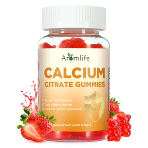 Calcium Citrate Gummies 1000m, Calcium Citrate Supplements for Women & Men, Sugar Free Calcium Gummies for Bone, Muscle & Immune Support, High Absorption Calcium Citrate Gummies, 60 Count Strawberry Flavor