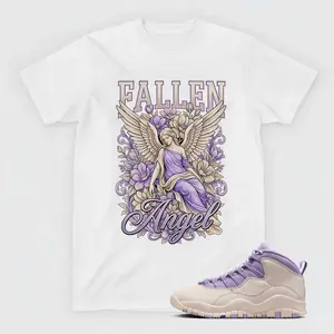 AJ10 Hydrangeas Sneaker Matching Shirt, Cherub Streetwear, Fallen Angel Shirt