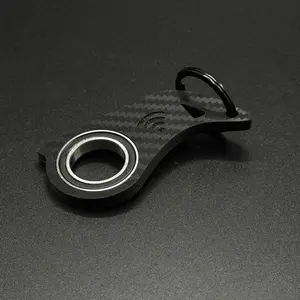 Carbon Fiber Spinning Keychain with NFC Chip – The Ultimate Smart Accessory!