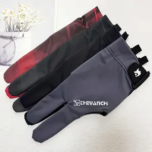 (Set of 4) Unisex Left-Hand Billiard Gloves, Suitable for Three-Finger And Full-Finger Styles, Featuring Elastic, Breathable, And Non-Slip Palm Pads for Snooker And Pool.