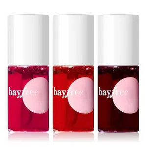 bayfree Lip Tint Stain Set, Korean Water Tint Lightweight Non-sticky, Waterproof Long Lasting Blush & Lip Stain, Transfer-Proof, Matte Finish Lip Color Makeup (fruit platter)