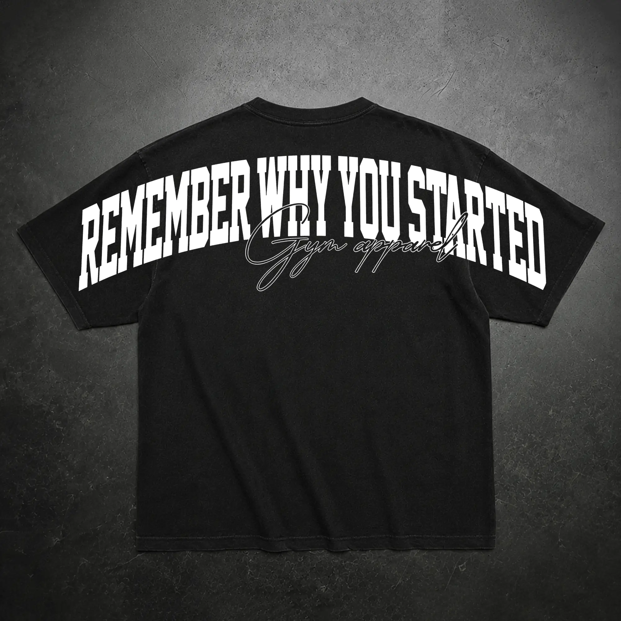 Remember Why You Started Gym Shirt, Gym Apparel, Workout Wear, Training Men's Top, Aesthetic Shirt, Discipline, Strength, Focus