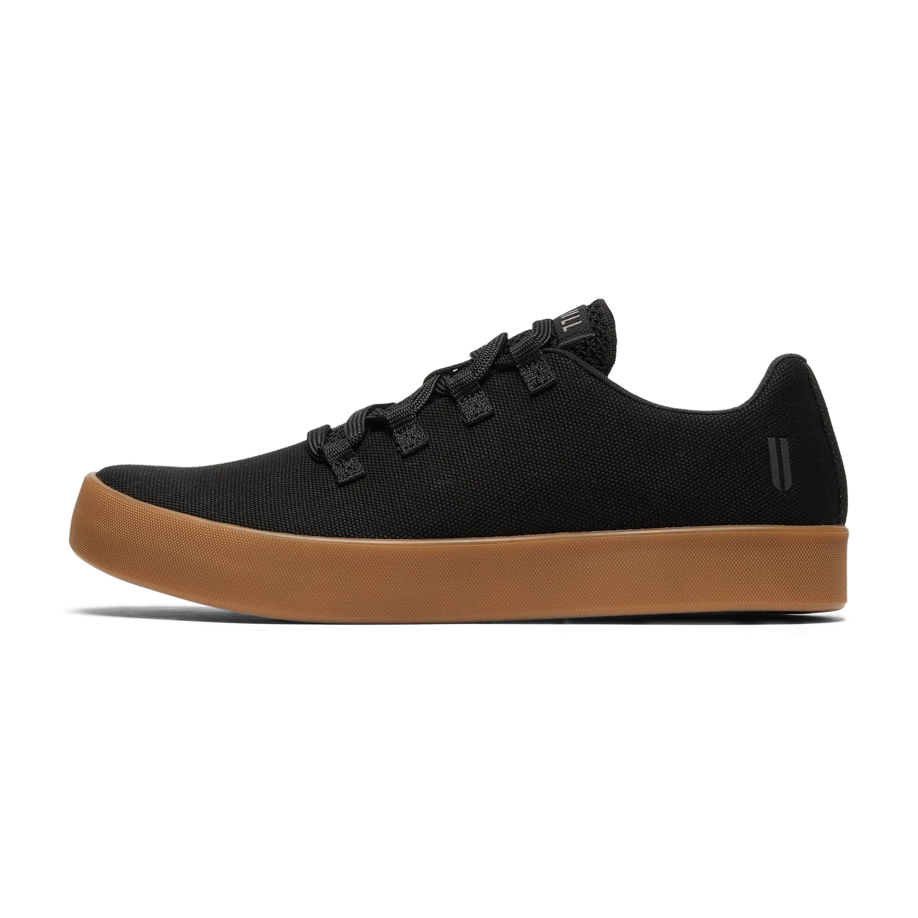 NOBULL Women's Recs Canvas Shoe in Black Gum - Casual Sneaker, Training Footwear