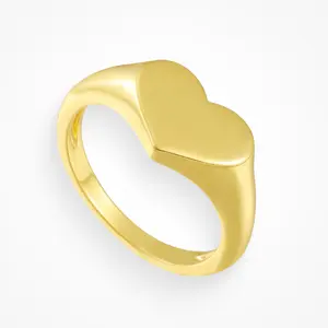 EVRY JEWELS Gold or Silver Plated Women's Hypoallergenic Whole Lotta Loving Ring