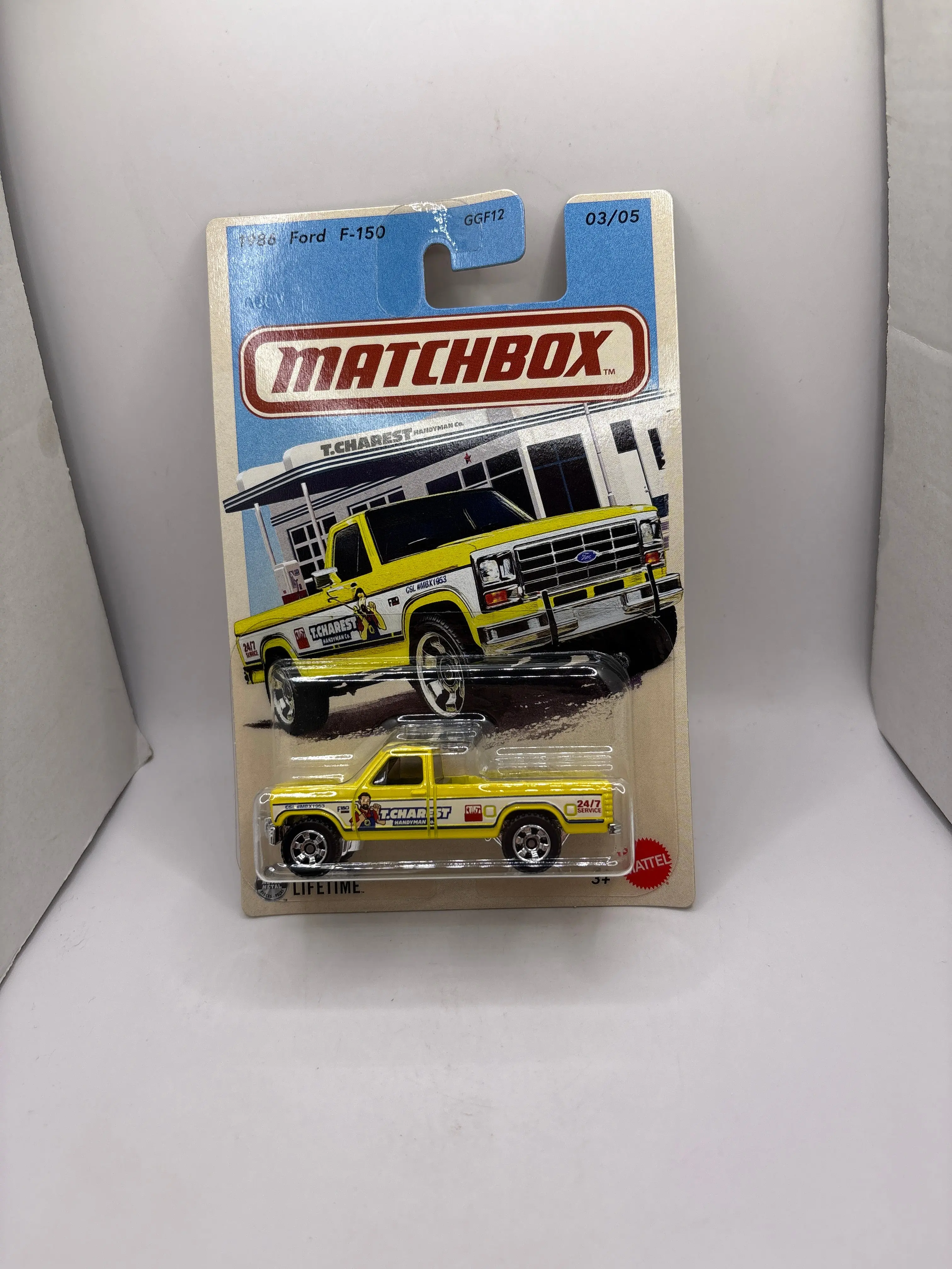 Matchbox 1986 Ford F-150 Diecast yellow