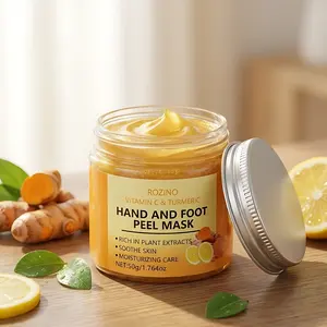 Turmeric & Vitamin C Spa Mask | Deep Moisturizing Treatment for Glowing Hands & Feet