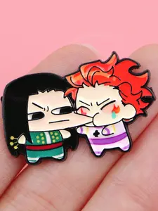 Cool Anime Figure Enamel Pin, Metal Pin, Zinc Alloy Badge, Backpack Hat Clothing Accessory, Daily Gift for Colleagues Friends, Casual Style