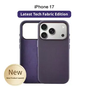 For iPhone 17 Pro Max woven fabric phone case, tech fabric, iPhone 17 Pro magnetic attraction