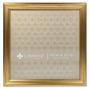 10 x 10 in. Sutter Burnished Picture Frame, Gold