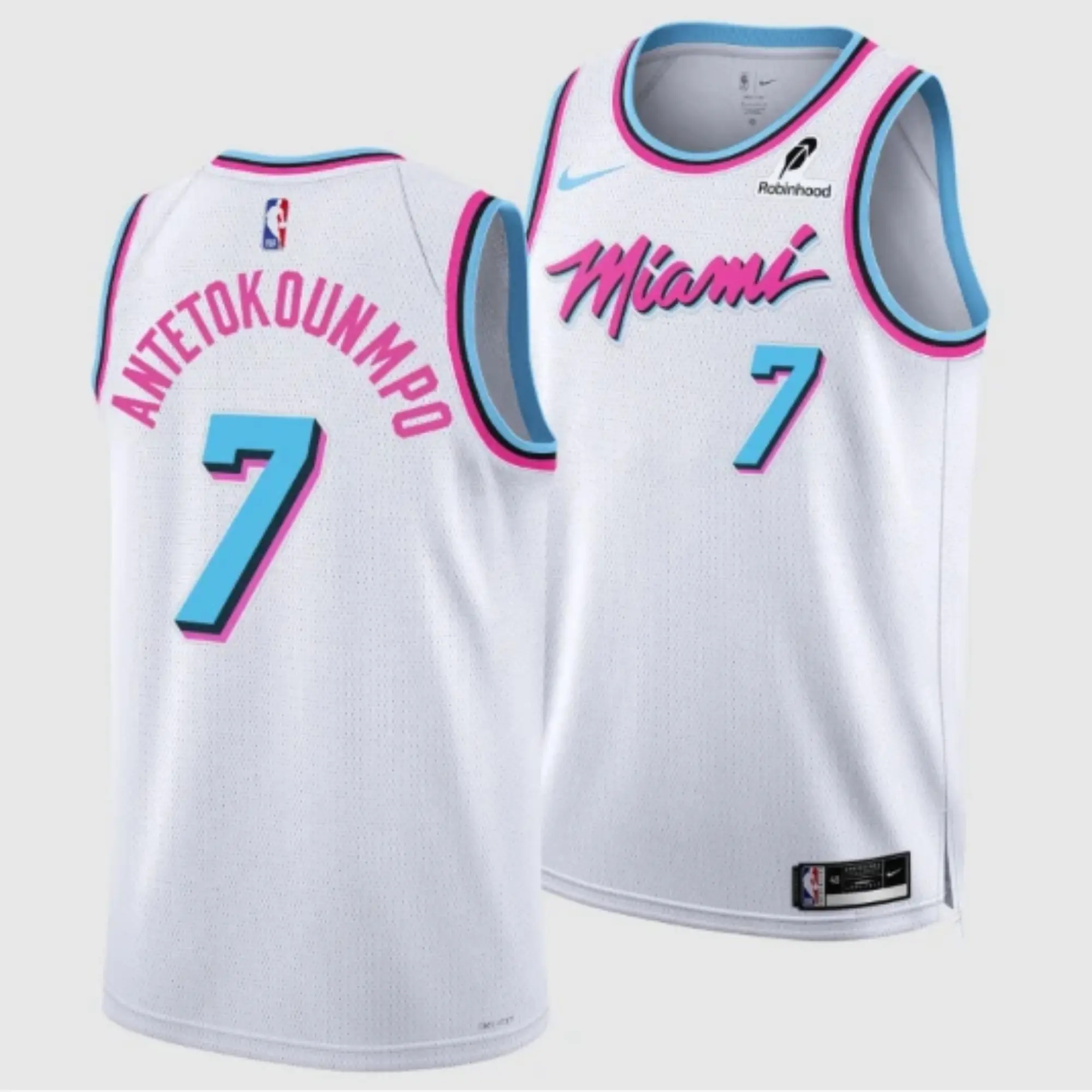Giannis Antetokounmpo #7 Swingman Basketball Jersey 2026 Finals Edition, Full Logo Stitched Fan Jersey