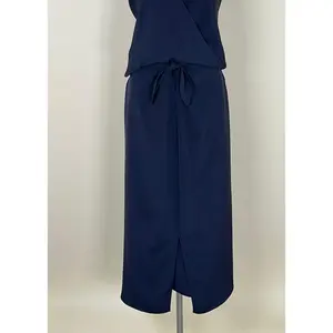 PETER COHEN Midi Sarong Skirt - Midnight