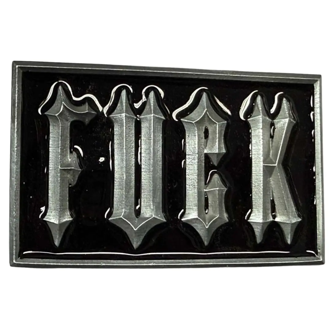 Gothic Fuck Belt Buckle
