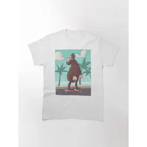 Bigfoot Skateboarder Classic T-Shirt