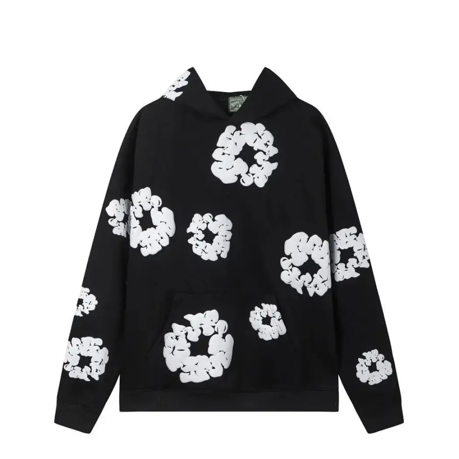 Hooded sweatshirt, loose-fitting hooded shirt, for daily casual wear,street style, with pockets