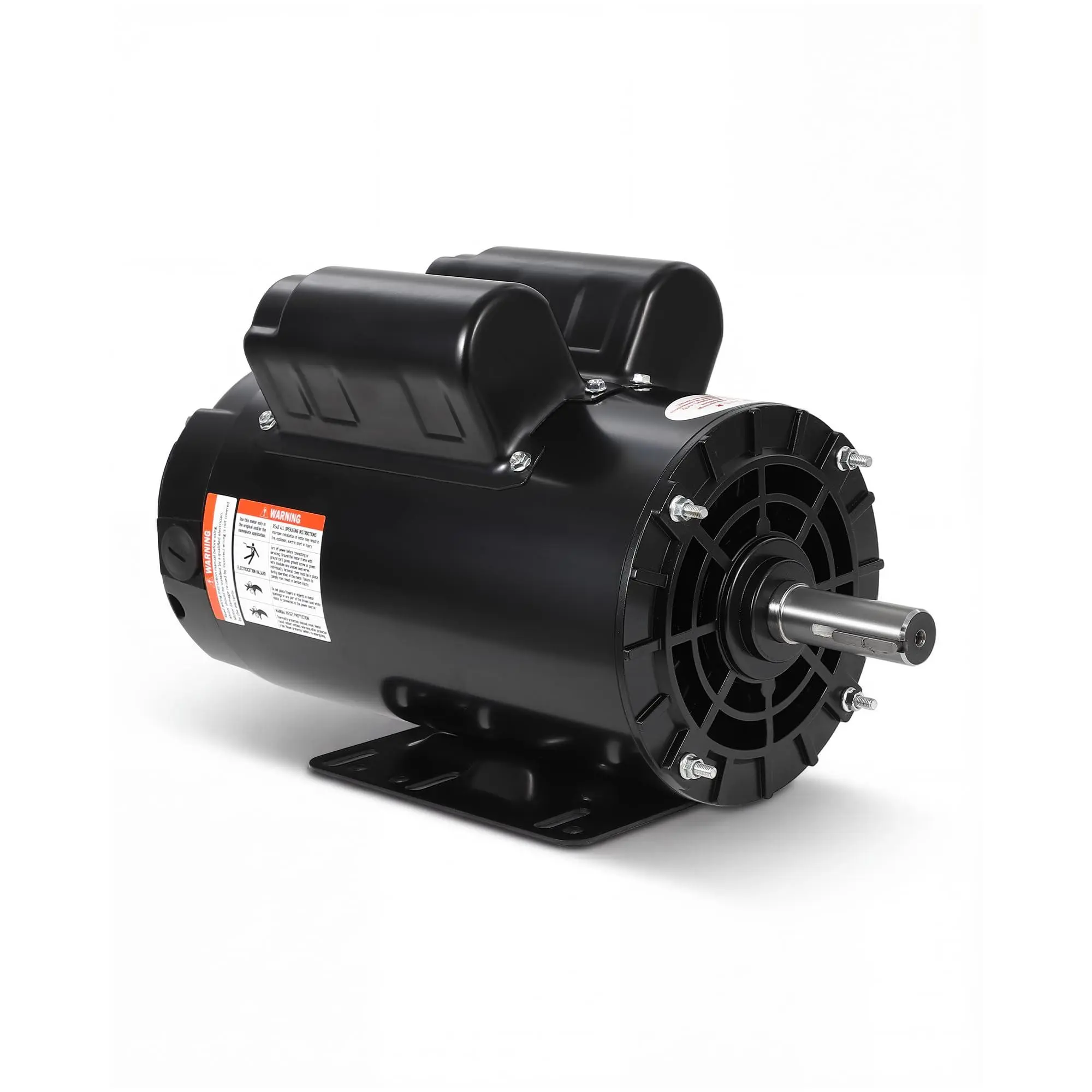 GARVEE 2HP Air Compressor Motor 3450RPM Single Phase Electric Motor, 5/8" Keyed Shaft, 1.88" Shaft Length, CCW/CW Rotation, 230V