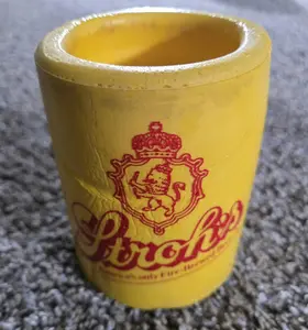 Vintage Stroh's Foam Insulated Can Cooler