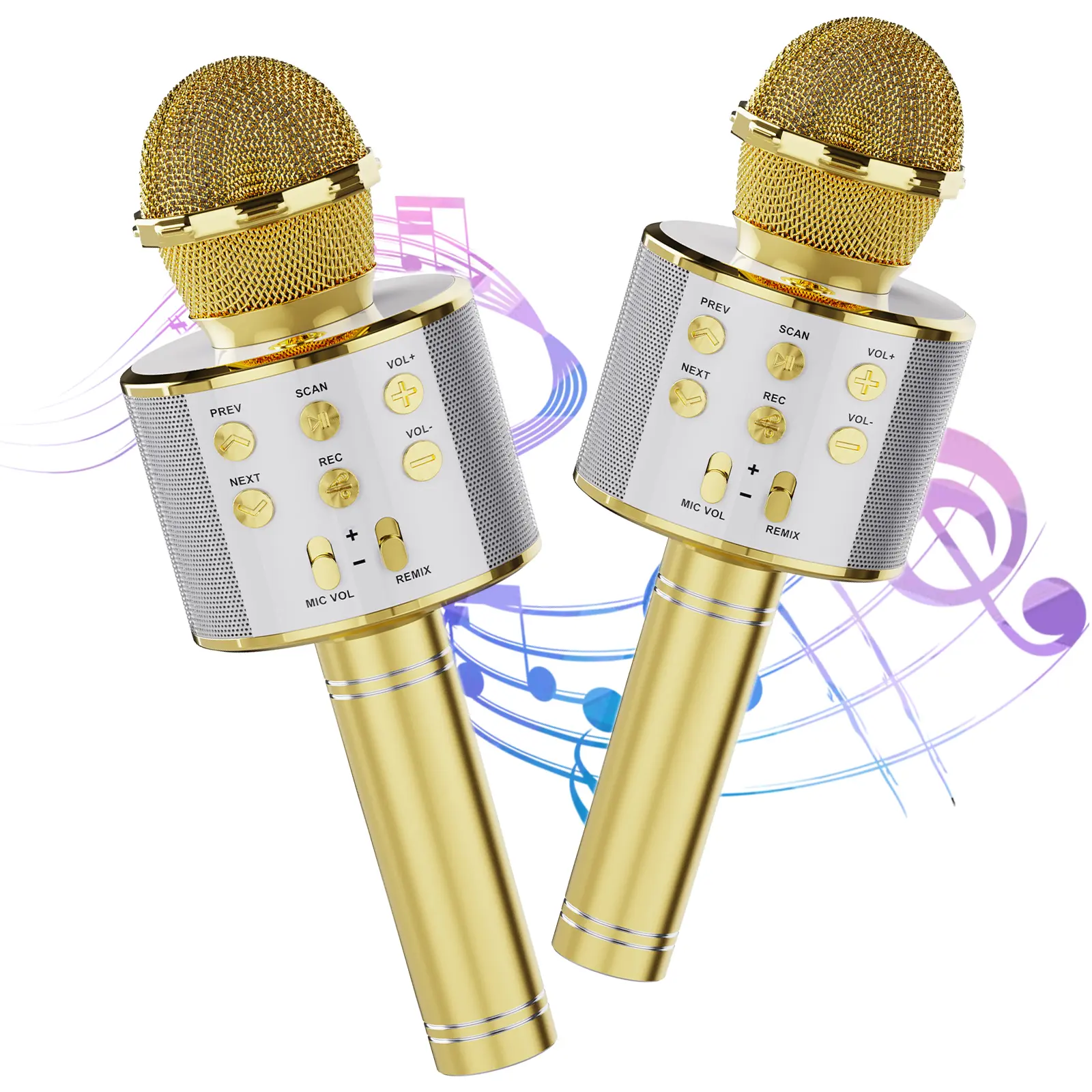 2 Pack Bluetooth Karaoke Microphones
