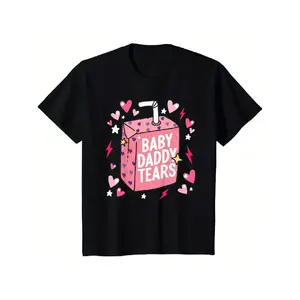 Baby Daddy Tears Love Heart Dad Is My Valentine T Shirt