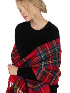 JENNIE LIU Women 100% Cashmere Shawl Wraps