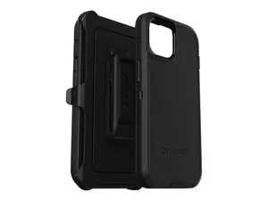 OtterBox Defender Series Case and Holster for Apple iPhone 15/14/13 - Black