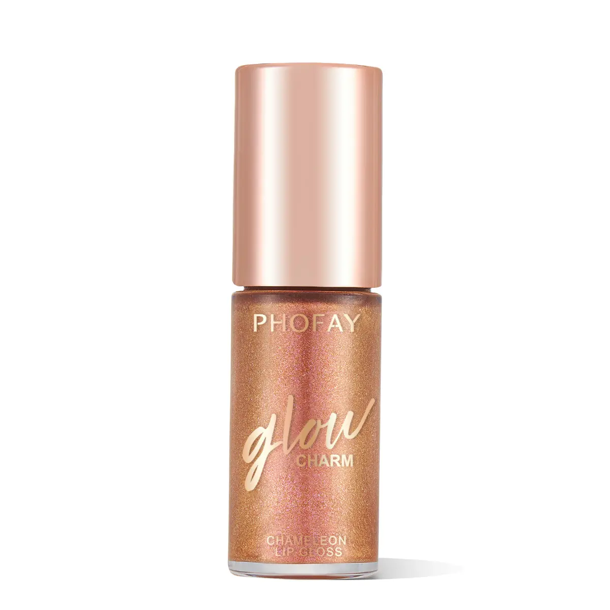 PHOFAY Shimmer Lip Oil 7.5ml - Cosmetic Lip Care Moisturizer, Hydrating Glossy Pearl Gloss with Reflective Shine, Long-Lasting Tint for Daily Wear, Hydrate, Lipgloss, Makeup, All Skin Types, Adults, Single Item, Moisturizing, Lip Gloss