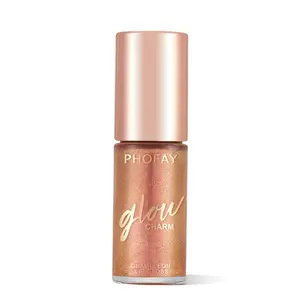 PHOFAY Shimmer Lip Oil 7.5ml - Hydrating Pearl Gloss with Reflective Shine, Long-Lasting Moisturizing Lip Tint for Daily Wear