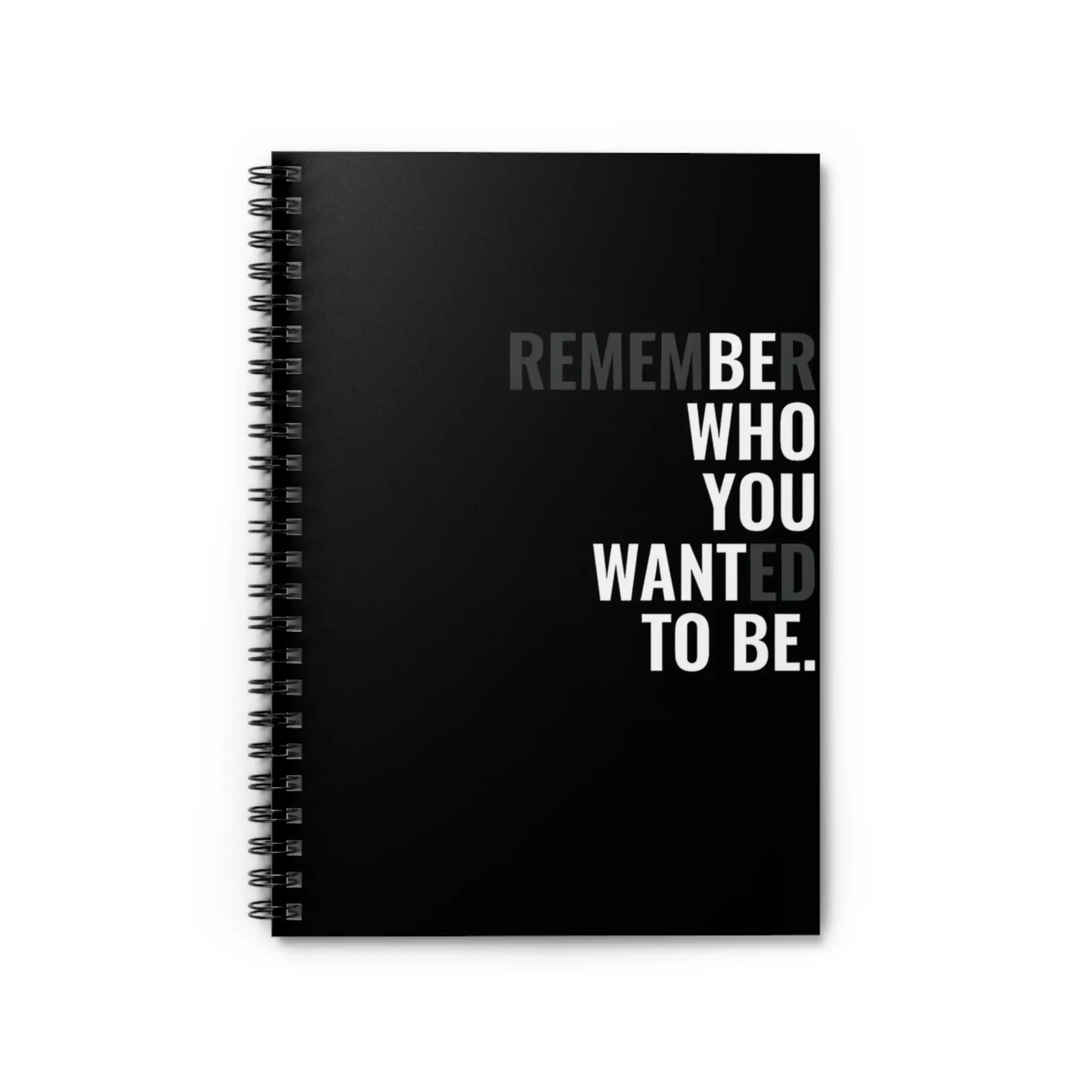Growth Spiral Notebook - Ruled Line, Personalized Journal, Inspirational Diary, Writing Notebook, Lined Paper Stationery for Students and