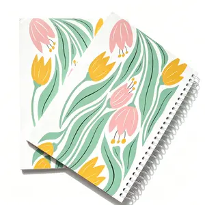 Bible in a Year Spiral-Bound Weekly Planner - A5 Vintage Bible Study Journal, Undated Cute Aesthetic Notebook for Daily Scripture Reading & Spiritual Growth