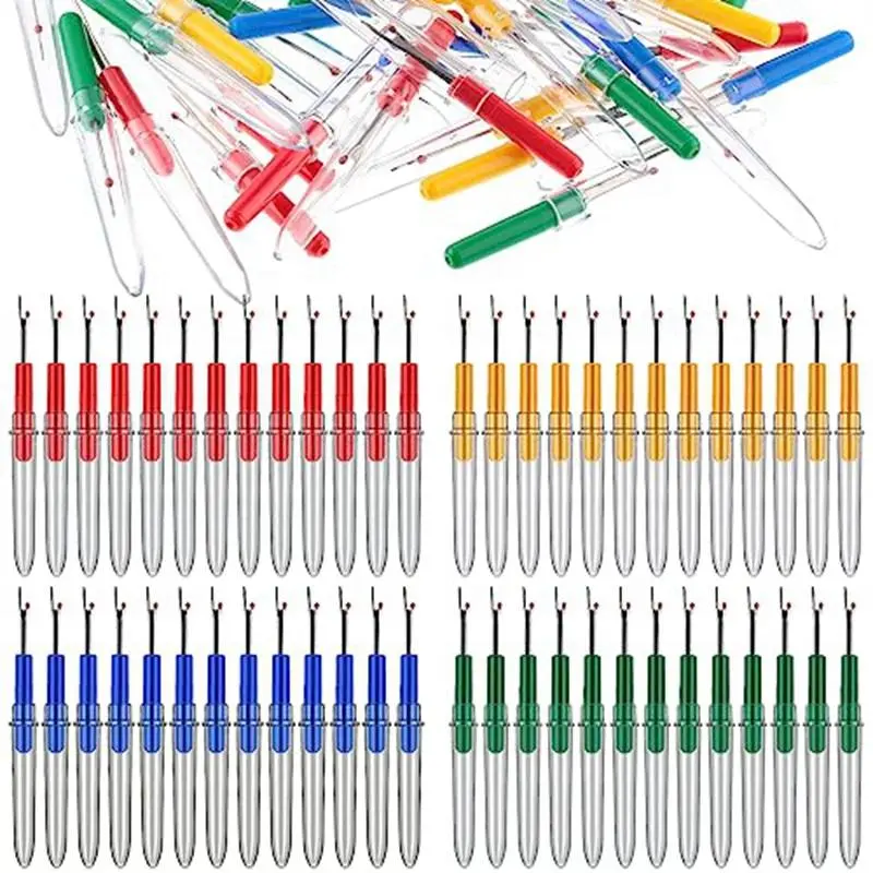 120 Pcs Colorful Seam Ripper Bulk Pack - Seam Ripper Tool, Handheld Sewing, Embroidery Stitch Removal Tool (4 Colors)