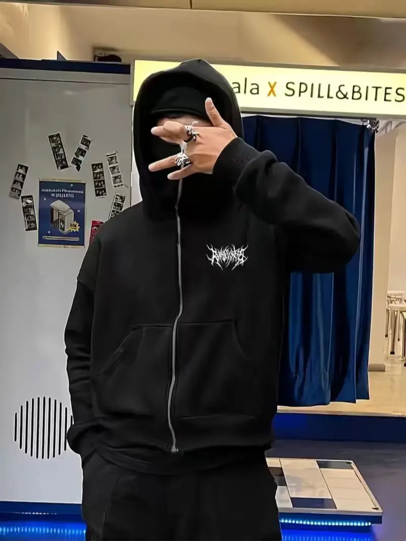 2 face hoodie - TikTok Shop