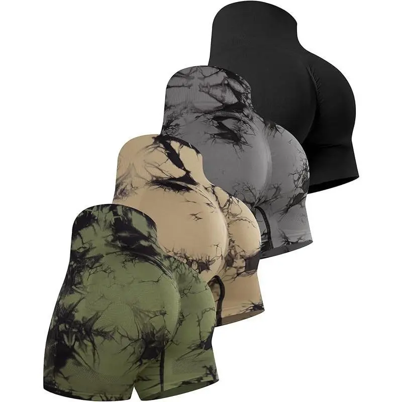 4 Packs (Black, Tie-dye Black, Khaki,arm