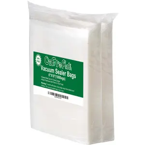 O2frepak 100 Pint Size 6" X 10"Vacuum Sealer Bags With Puncture Prevention,Vacuum Seal Freezer Bags,Great For Sous Vide Vaccume Sealer PreCut Bags