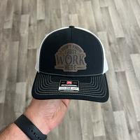 Black with White Mesh