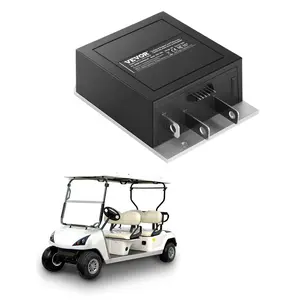 VEVOR Golf Cart Speed Controller, 36V and 350A, DC Motor Controller Replacement for 1994-2019 EZGO Golf Carts, IP65 Rated Protection, Aluminum Alloy ABS Housing, Compatible with 1206-4301 Models